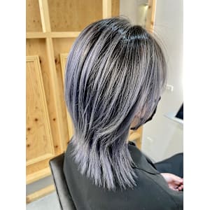 ウルフカット/ウルフヘア/ロングウルフ/デザインカラー