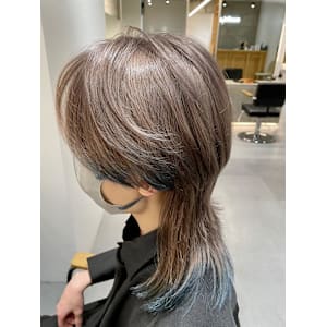 ウルフヘア/ロングウルフ/エンドカラー