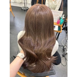 【髪質改善】マロンブラウン/艶髪/透明感/トリートメント