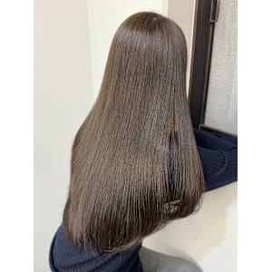【髪質改善】グレージュ/艶髪/透明感/トリートメント