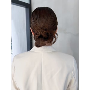 おくれ毛前髪カット韓国ヘア美髪ミディアム_ba545341