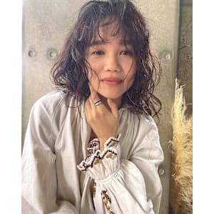 ラフなパーマスタイル