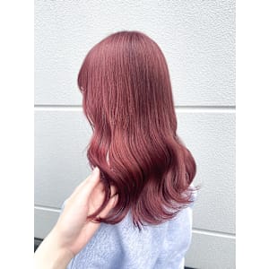 色落ちも黄色くならない★カシスピンク