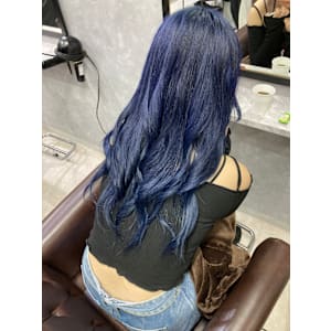 コバルトブルーカラーリング - GLADGE池袋/ダブルカラー/ブリーチ【グラッジイケブクロダブルカラーブリーチ】掲載中