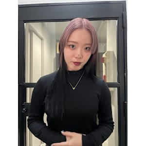 スモークピンク×ブラック