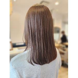 ミディアムストレート