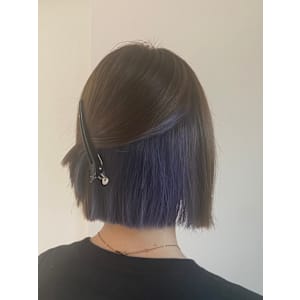 デザインカラー　インナーカラー　パープル