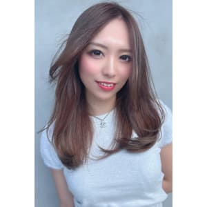 ロング　レイヤー　髪質改善トリートメント　オーガニックカラー