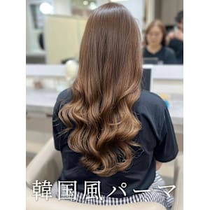 銀座店1番人気メニュー「韓国風パーマ」