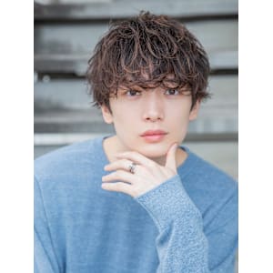 【小久保style】メンズカットツーブロックツイストウルフ