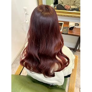 髪質改善/縮毛矯正/酸性ストレート/暖色系/韓国風巻き髪
