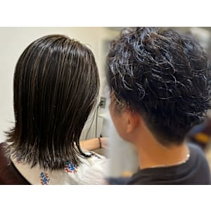 大人女性ハイライト◎メンズカット