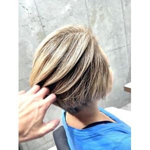 バレイヤージュ/ミルキーブロンド/外国人風カラー