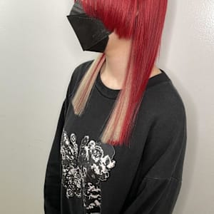 エクステで作るインナーカラー