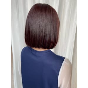 【feliceMICHI 豊田希美】丸みボブ 縮毛矯正 ブラ