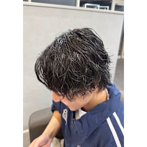 シャドウパーマ/ニュアンスパーマ/センターパート