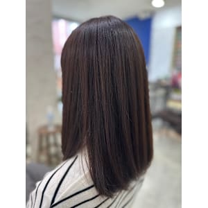 美髪ロングストレート