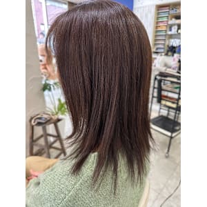 セミロング×レイヤーカット