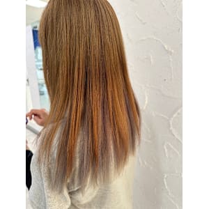 ハニーベージュ×ロング