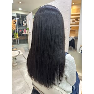 ツヤ感ストレートロング/METEOトリートメント