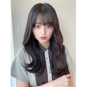 シャギーレイヤー韓国ワンホンヘアシースルーぱっつん前髪 - AFLOAT/L 錦糸町【アフロートエル】【アフロートエル キンシチョウ】掲載中