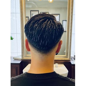 【20代 男性】ロンドン七三フェード（大宮/バーバー）