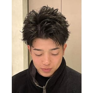 【ヘアジュレドゥ 花井】メンズピンパーマ