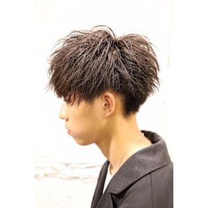 【ふわぼさ質感】ナチュラルサイドパートマッシュ