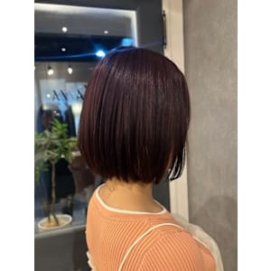 暖色艶ボブ