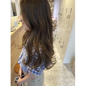 大串　オリーブ　レイヤーロング