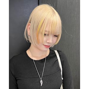 スラッシュカラー　デザインカラー　ハイトーン　原宿/表参道