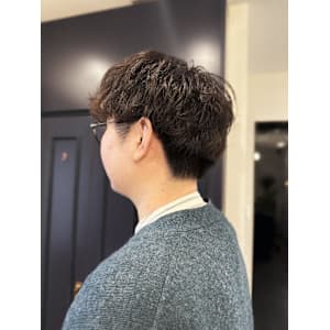 ツーブロックマッシュ刈り上げ