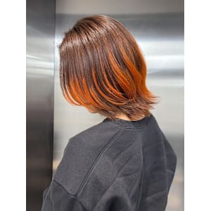 エンドカラー　デザインカラー　ハイトーン　原宿/表参道