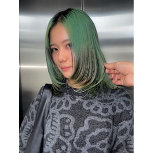 エンドカラー　デザインカラー　ハイトーン　原宿/表参道