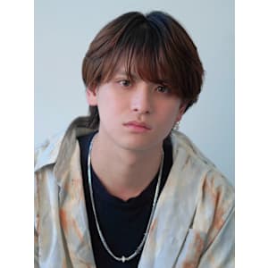 骨格診断／ウェーブ／k-popアイドル風シースルーマッシュ