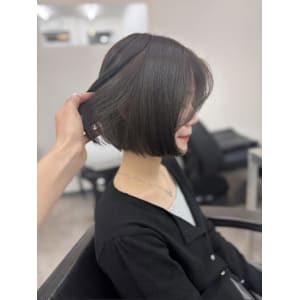 オリーブカラー/透明感カラー/髪質改善