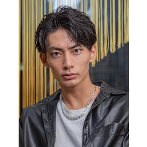 【小久保style】メンズカットツーブロックツイストウルフ