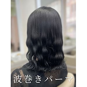 最新トレンドパーマ「波巻きパーマ」