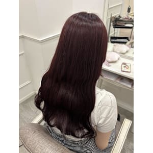 ブリーチなしでワインレッド＊まゆ - Lilme【リルミー】掲載中