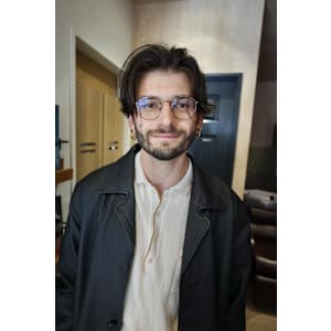 センターパート／ニュアンスパーマ