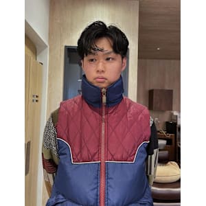 ラフカールパーマ／メンズスタイル