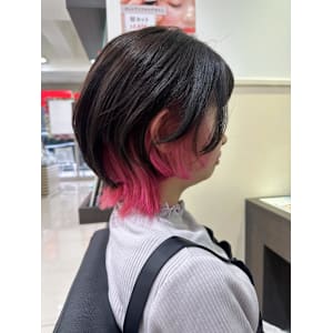 ピンクとブラウンカラー