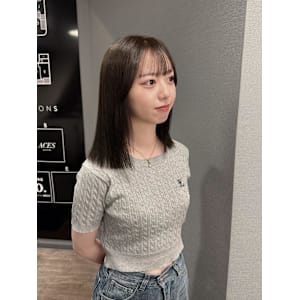 オリーブブラウン/ブリーチなし/髪質改善