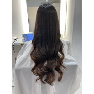 コテ巻き風パーマ/デジタルパーマ/韓国風パーマヨシンモリパー