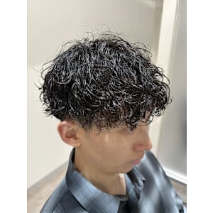 刈り上げツイストスパイラル/メンズパーマ/ツーブロック
