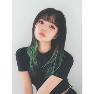 顔周りレイヤー/ブリーチ/ハイトーン/韓国/アッシュ/髪質改