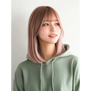 ミディアムストレート