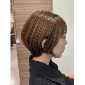 ナチュラル縮毛矯正でショートカット