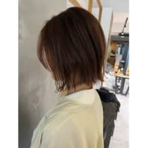 25cmカット。スーパーロング→切りっぱなしベースボブ