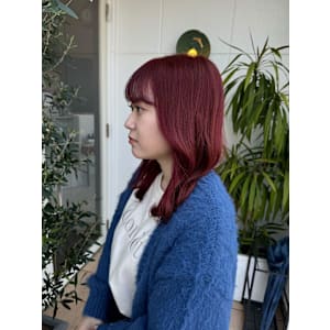 【るん】ブリーチなしで叶えるチェリーレッド